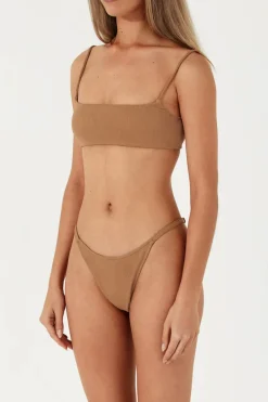 Zulu & Zephyr Almond Rib Curve Thong Cheap