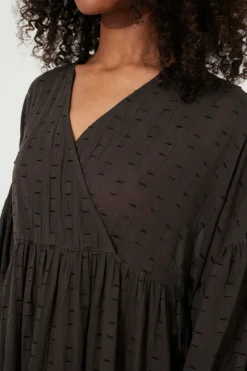 Zulu & Zephyr Black Dobby Dress Sale