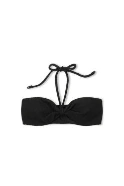 Zulu & Zephyr Black Textured Bandeau Discount