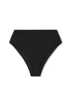 Zulu & Zephyr Black Textured Waisted Full Brief Store