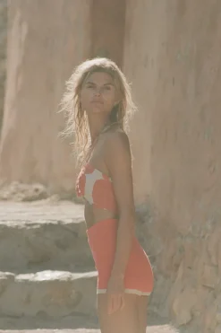 Zulu & Zephyr Block Organic Cotton Halter Top Shop