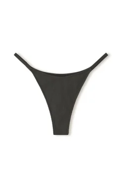 Zulu & Zephyr Charcoal Rib Curve Thong Brief Best Sale