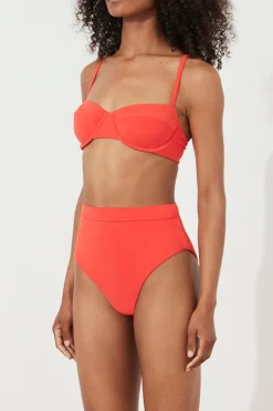 Zulu & Zephyr Chilli Pepper Towelling High Cut Brief Sale