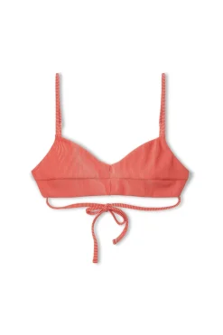 Zulu & Zephyr Chilli Stripe Rib Wrap Bralette Fashion