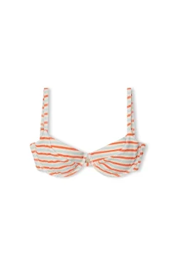 Zulu & Zephyr Chilli Stripe Textured Bra Cup Cheap