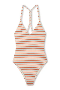 Zulu & Zephyr Chilli Stripe Textured One Piece Store