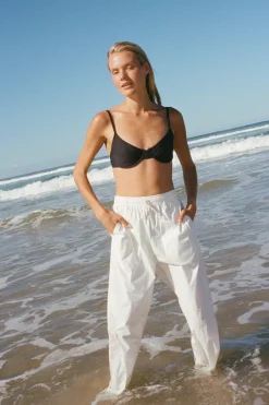 Zulu & Zephyr Cotton Poplin Pant - Milk Discount