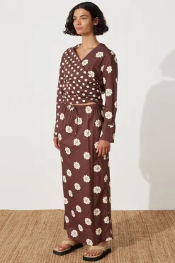 Zulu & Zephyr Dandelion Wrap Top Best