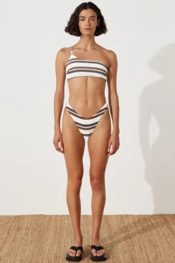 Zulu & Zephyr Earth Stripe Textured Bralette Shop