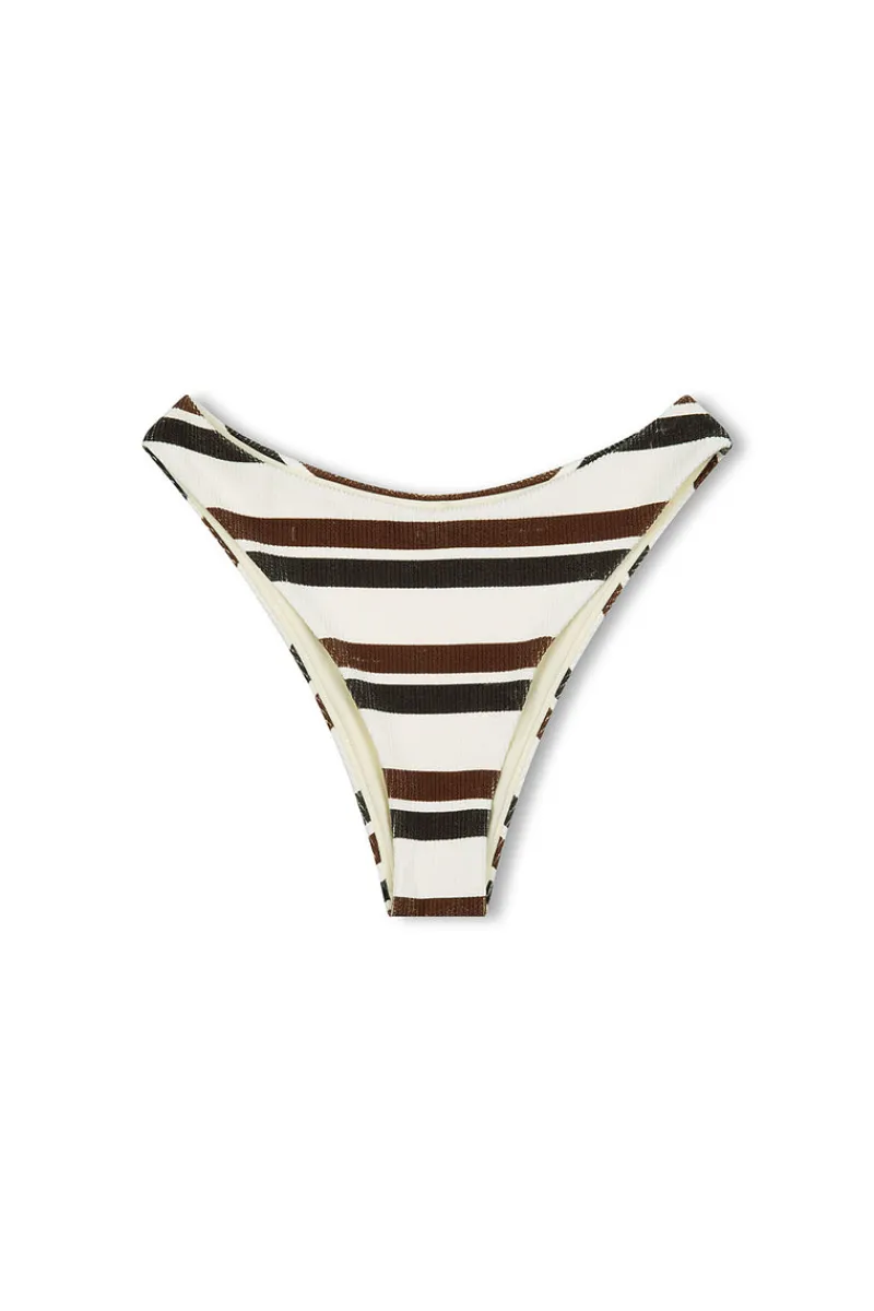 Zulu & Zephyr Earth Stripe Textured Curve Brief Store