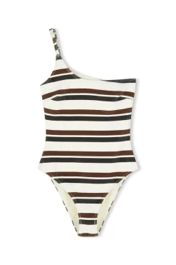 Zulu & Zephyr Earth Stripe Textured One Piece Shop