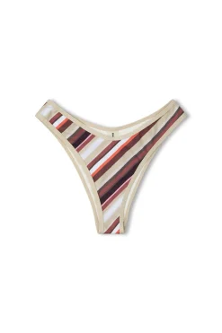 Zulu & Zephyr Golden Retro Stripe Curve Brief Best Sale
