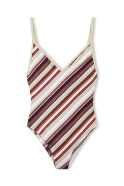 Zulu & Zephyr Golden Retro Stripe One Piece Store