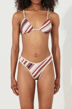 Zulu & Zephyr Golden Retro Stripe Triangle Cheap
