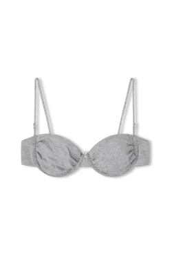Zulu & Zephyr Grey Marle Balconette Bra Cup New