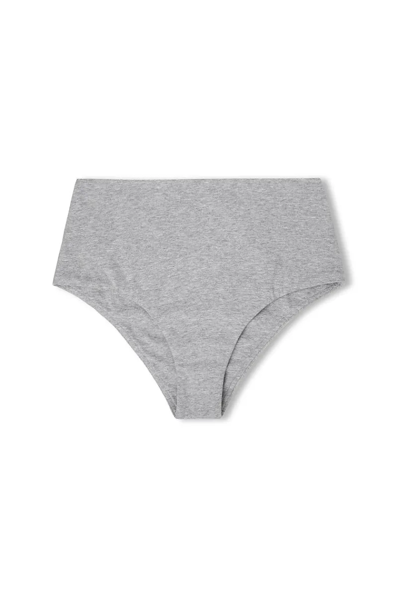 Zulu & Zephyr Grey Marle Waisted Full Brief Flash Sale