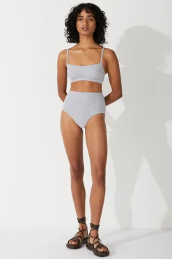 Zulu & Zephyr Grey Marle Waisted Full Brief Flash Sale