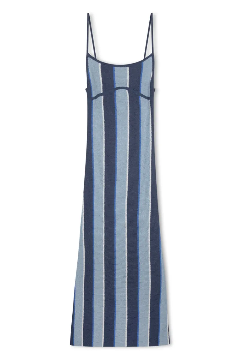 Zulu & Zephyr Horizon Stripe Organic Cotton Blend Knit Dress Sale
