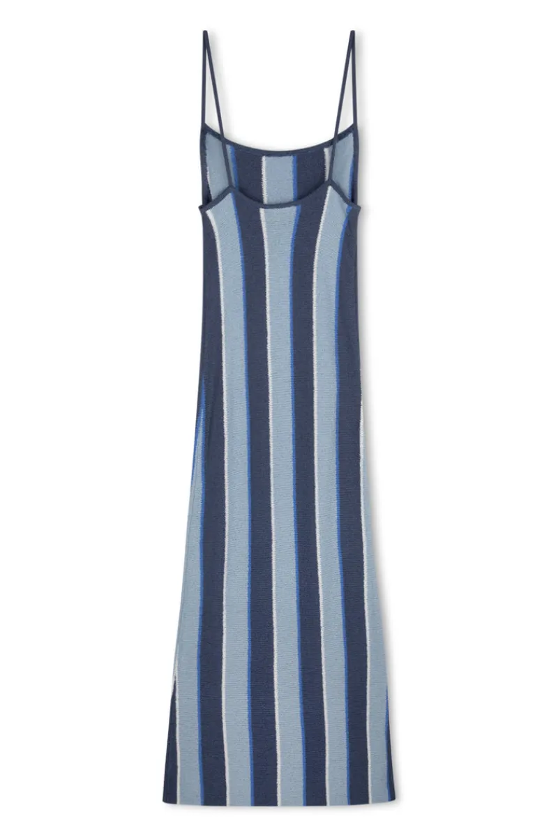 Zulu & Zephyr Horizon Stripe Organic Cotton Blend Knit Dress Sale