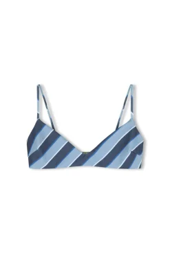 Zulu & Zephyr Horizon Stripe Textured Bralette Outlet