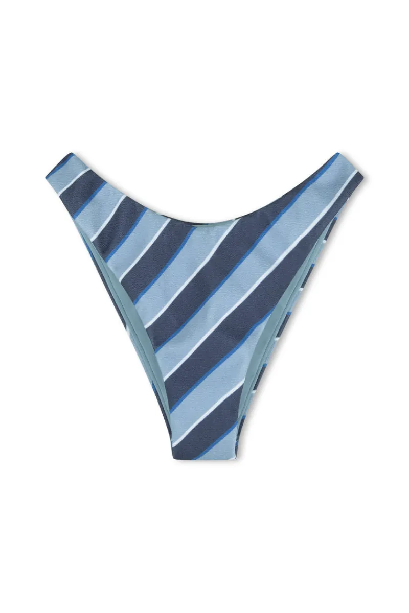 Zulu & Zephyr Horizon Stripe Textured Curve Brief Clearance