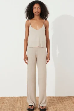 Zulu & Zephyr Husk Rib Knit Pant Best Sale