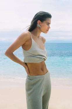 Zulu & Zephyr Husk Rib Knit Pant Best Sale