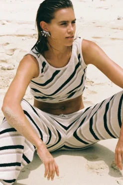 Zulu & Zephyr Husk Stripe Knit Top Online