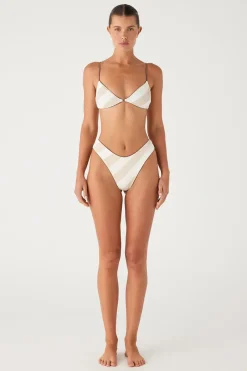 Zulu & Zephyr Husk Stripe Textured Curve Thong Brief Shop