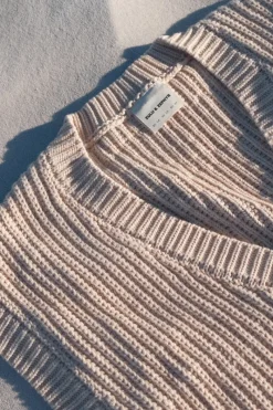 Zulu & Zephyr Marle Rib Knit Vest - Sand New