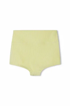 Zulu & Zephyr Mini Stripe Rib Boy Short - Citrus Flash Sale