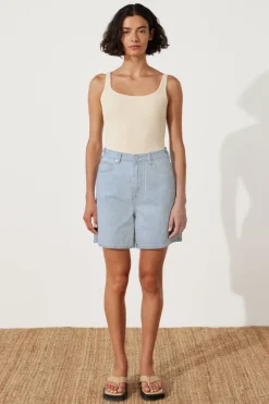 Zulu & Zephyr Natural Rib Knit Tank Best