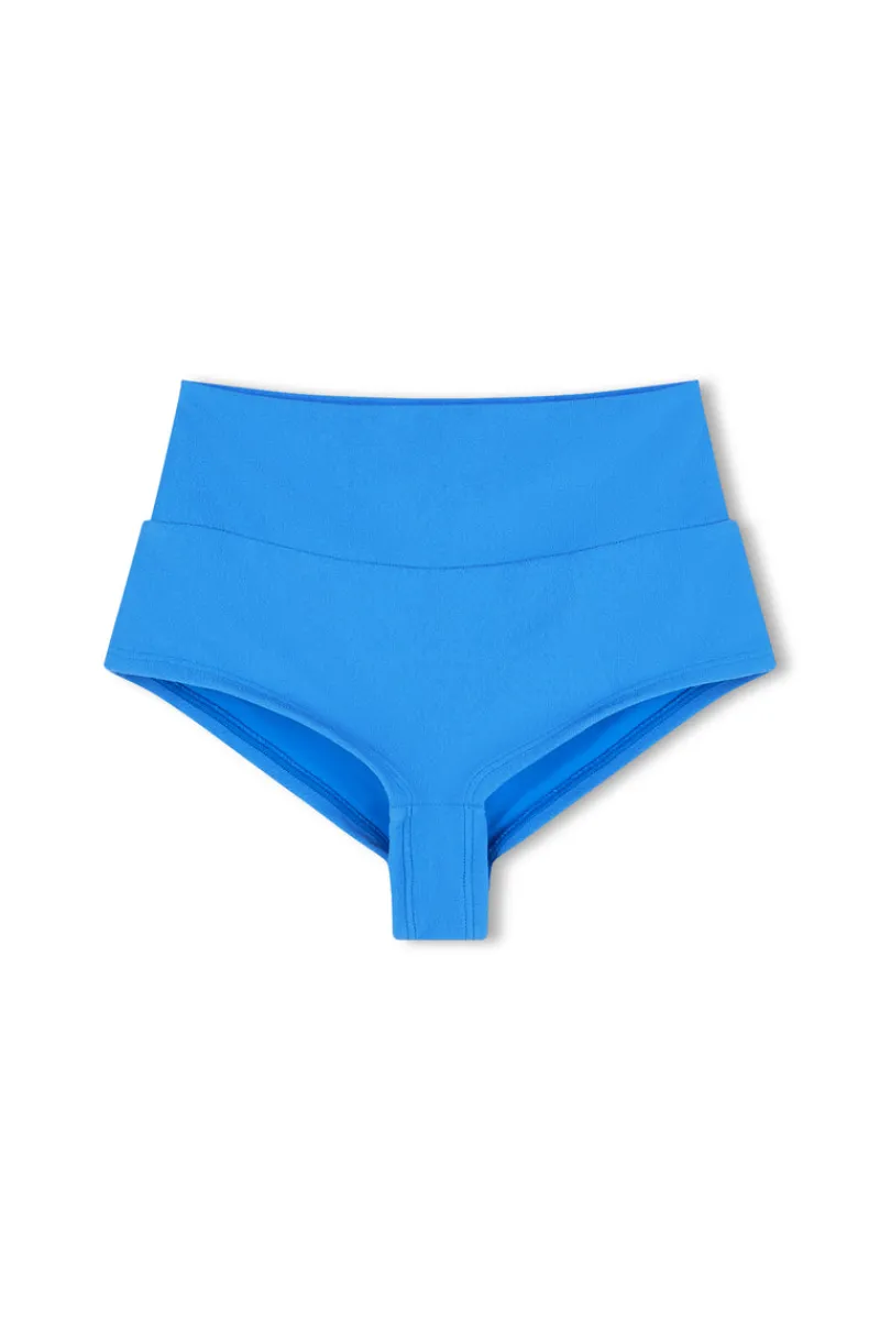 Zulu & Zephyr Ocean Blue Textured Boy Short Online