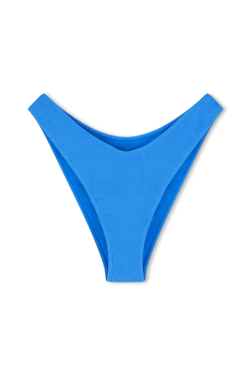 Zulu & Zephyr Ocean Blue Textured Curve Brief Hot