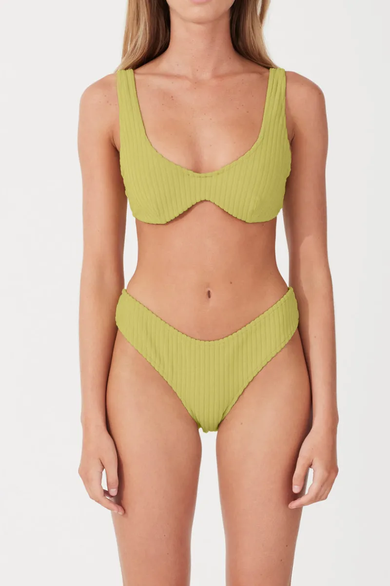 Zulu & Zephyr Olive Cord Towelling Curve Brief Best