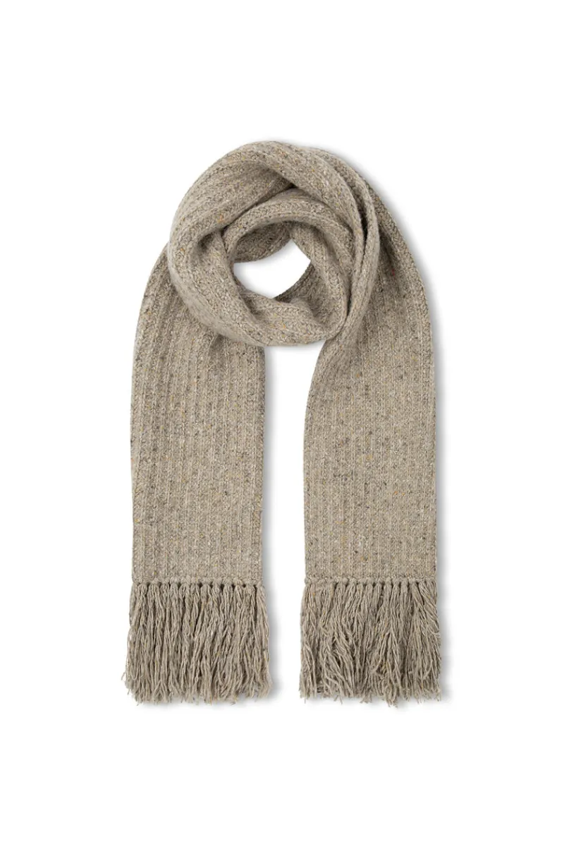 Zulu & Zephyr Olive Merino Wool Blend Knit Scarf Online