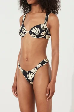 Zulu & Zephyr Palm Rouched Side Curve Brief Best Sale