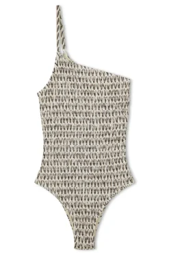 Zulu & Zephyr Pecan Asymmetric One Piece Sale