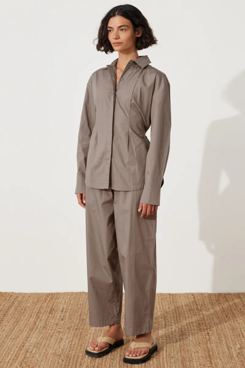 Zulu & Zephyr Pewter Organic Cotton Tie Shirt Sale