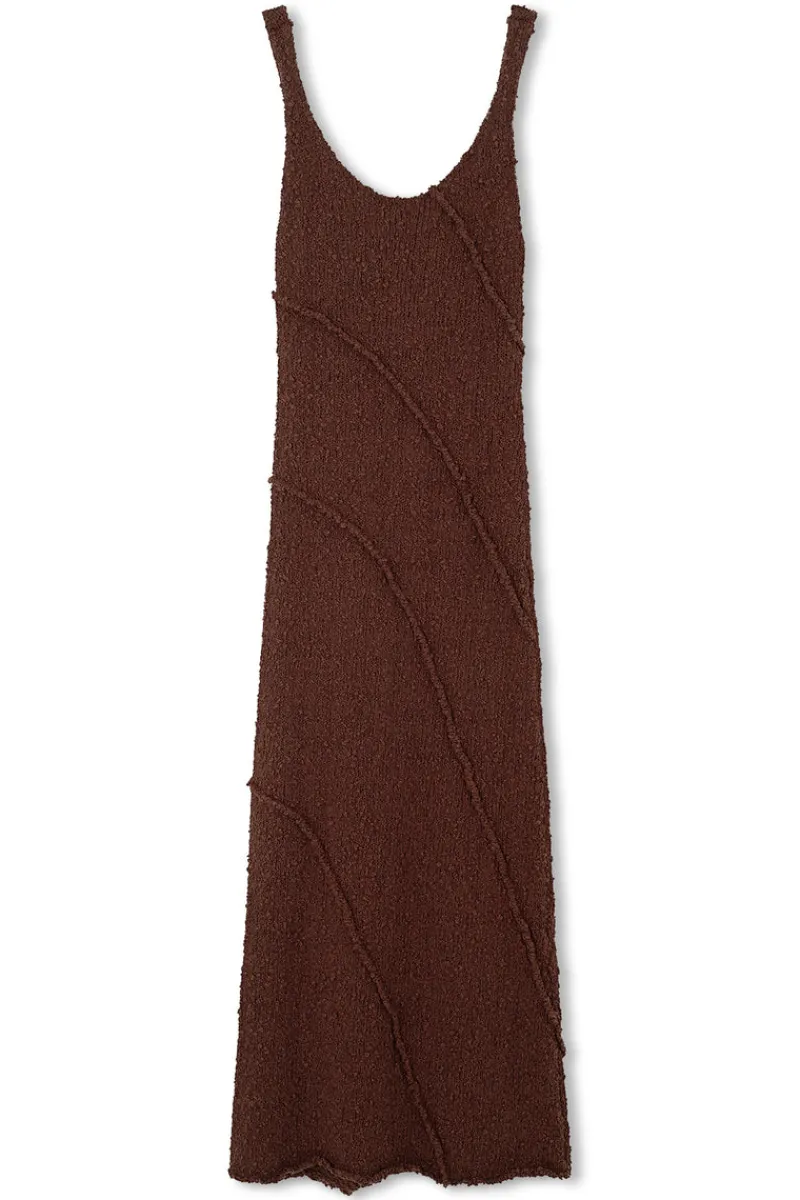 Zulu & Zephyr Plum Boucle Knit Dress Shop