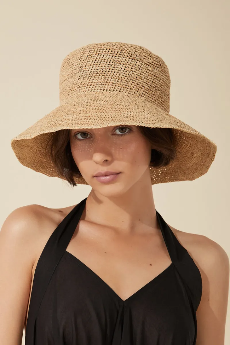 Zulu & Zephyr Raffia Hat - Natural Fashion