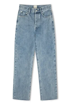 Zulu & Zephyr Recycled Cotton Mid Rise Jean - Mid Blue Flash Sale