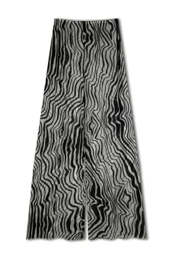 Zulu & Zephyr Ripple Stripe Cotton Blend Knit Pant Clearance