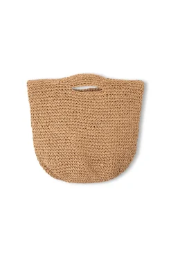 Zulu & Zephyr Round Straw Bag - Natural Shop