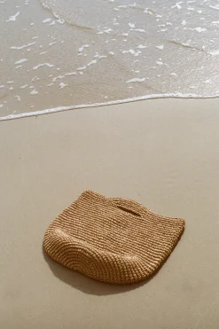 Zulu & Zephyr Round Straw Bag - Natural Shop