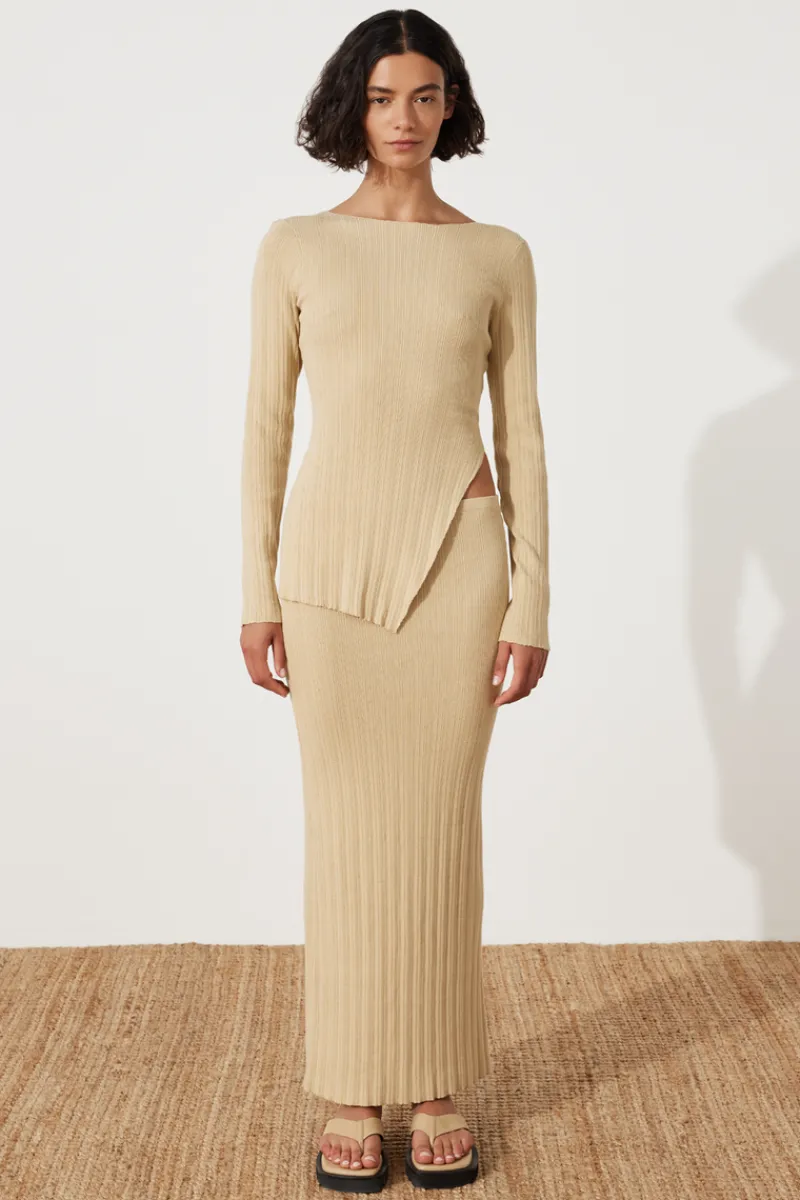 Zulu & Zephyr Sand Rib Knit Top Online