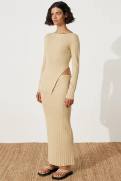 Zulu & Zephyr Sand Rib Knit Top Online