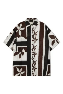 Zulu & Zephyr Sarong Flower Linen Shirt Discount