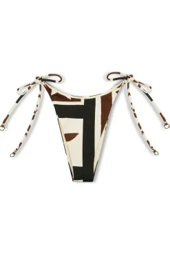 Zulu & Zephyr Sarong Flower Retro Tie Curve Brief Clearance