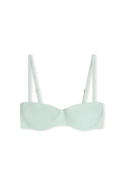 Zulu & Zephyr Seaglass Textured Balconette Bra Cup Flash Sale